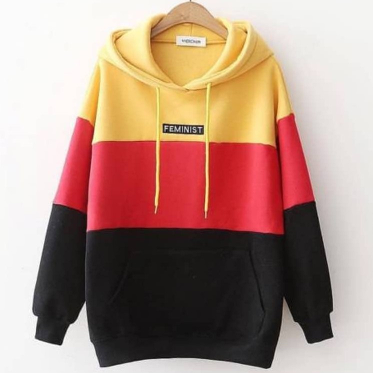 pro Collection - Feminist Hoodie - Hoodie Wanita-KUNING