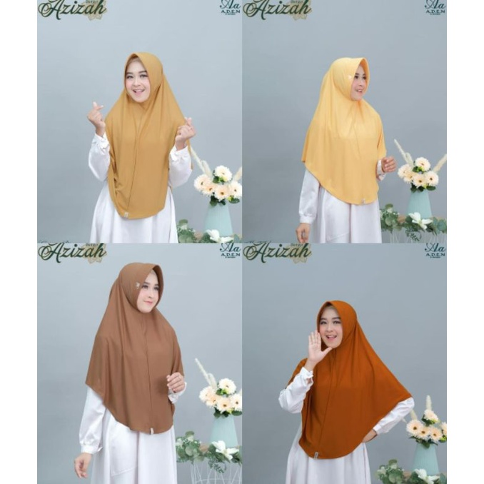 READY HIJAB INSTAN AZIZAH ADEN HIJAB JILBAB SYARI INSTAN AZIZAH BY ADEN HIJAB KERUDUNG INSTAN