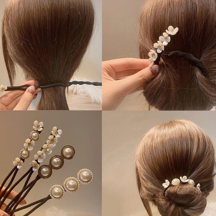 ✿AYN✿  Ikat Rambut Strap FA79 Hair Bun Maker / Magic Hairbun / Cepol Gaya Korea