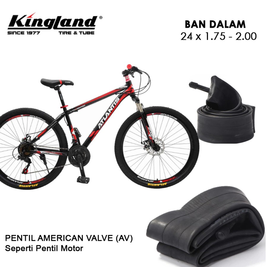 Ban Dalam Sepeda KINGLAND 24 x 1.75 2.00 Ban dalem