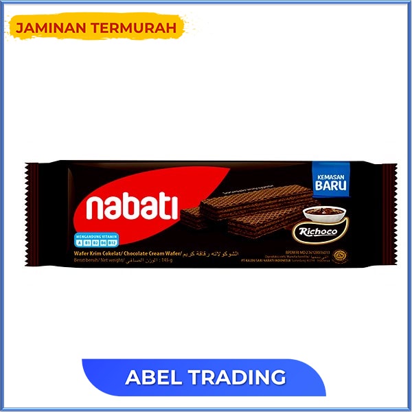 

NABATI RICHOCO WAFER KRIM COKELAT 132 g