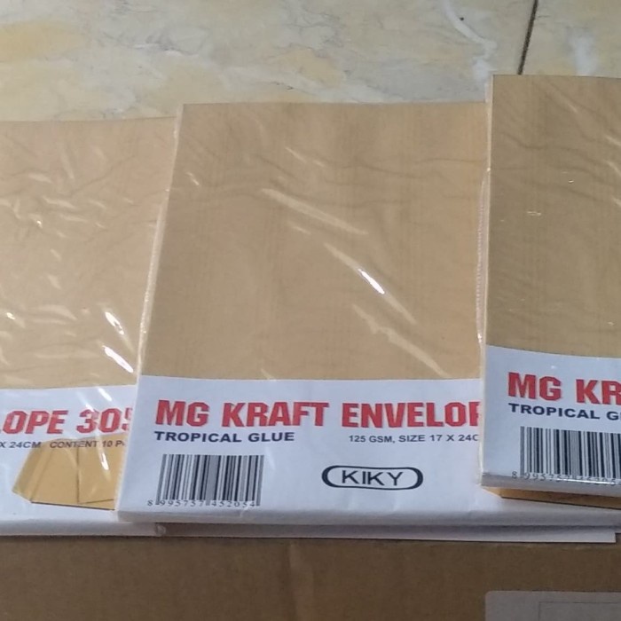 

Menyurat-Surat- Amplop Coklat Kiky 305 Glue -Surat-Menyurat.
