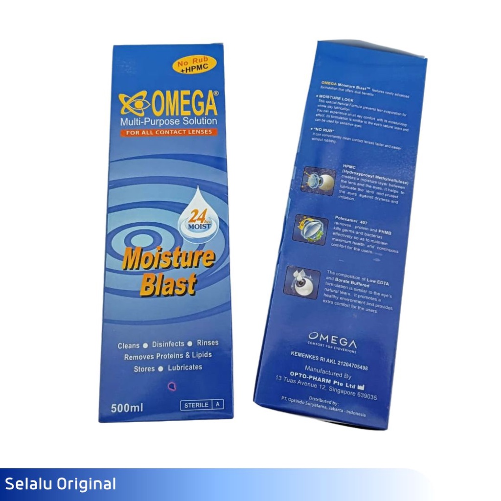 CAIRAN PEMBERSIH SOFTLENS OMEGA MOISTURE BLAST