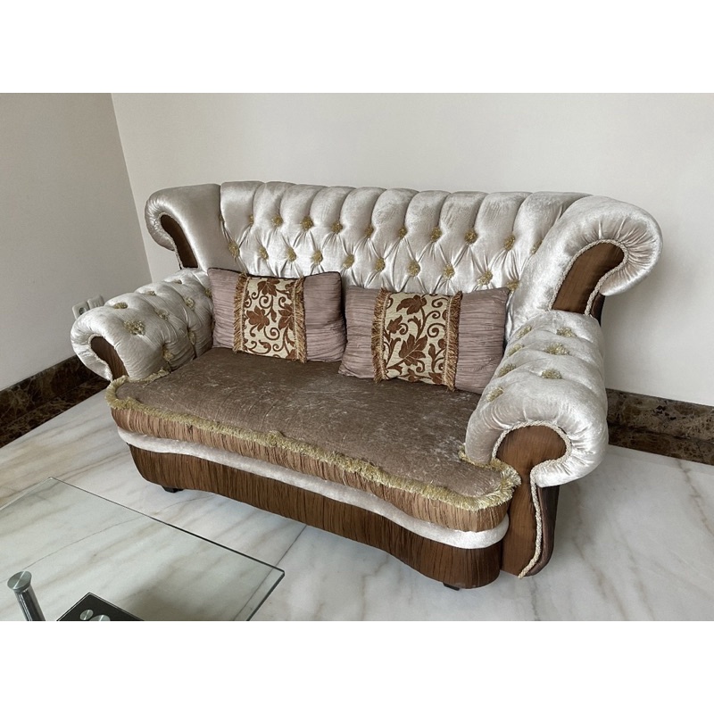 DIJUAL MURAH - SOFA MEWAH BEKAS 1 SET (3 SOFA)