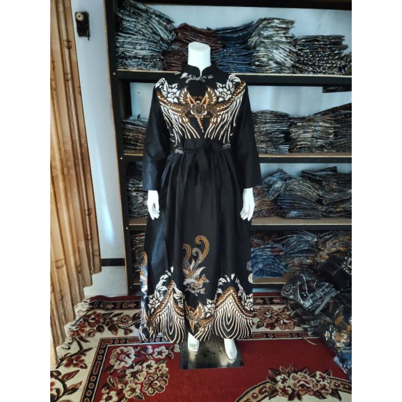 BATIK COUPLE KELUARGA sania ruffle ori ndoro jowi dnt motif KATE-1