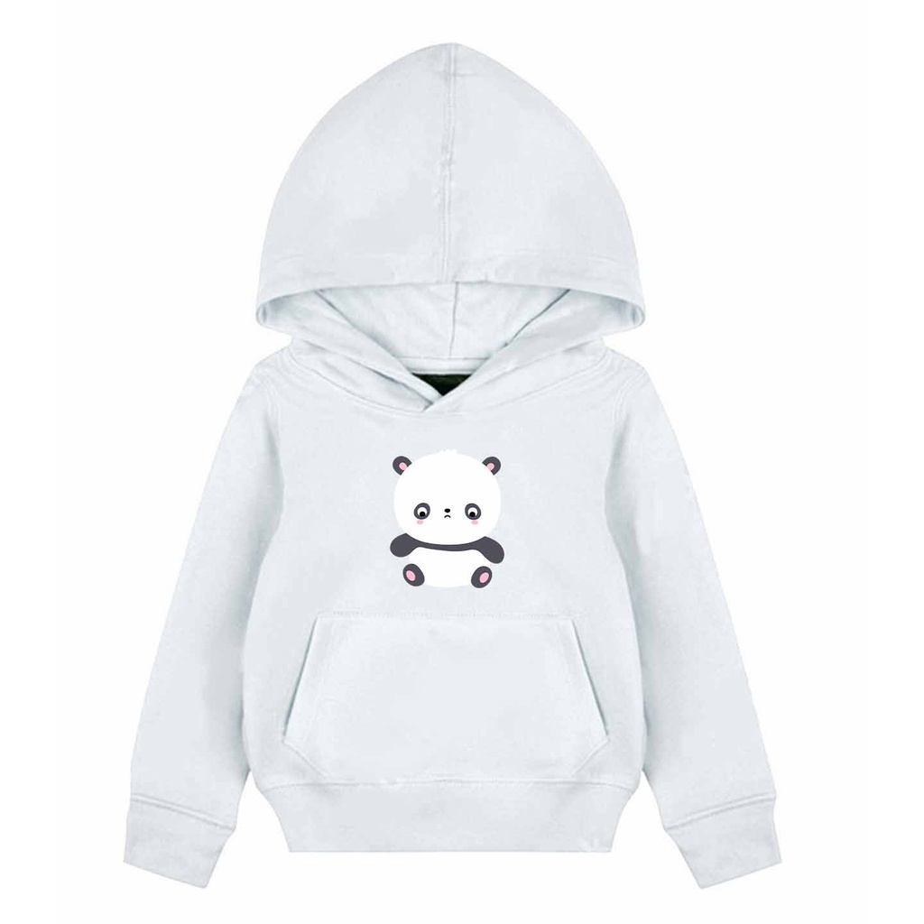 Hoodie Anak Hello Panda Sweater Pakaian Fleece M - XL