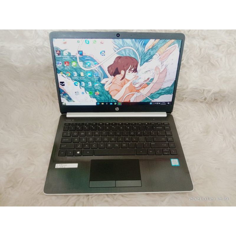 Laptop HP 14-DF0023 Ram 4 SSD 128gb Core i3-8130U