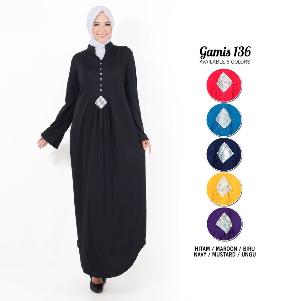 Belle Fashion Baju  Big Size  XL  Gamis Maxi Dress Murah 