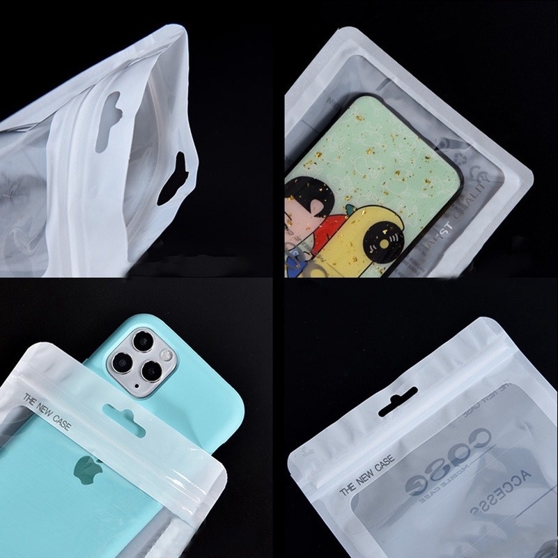 (Ready Stock) Kantong Plastik Penyimpanan Handphone Transparan Tahan Air Anti Debu