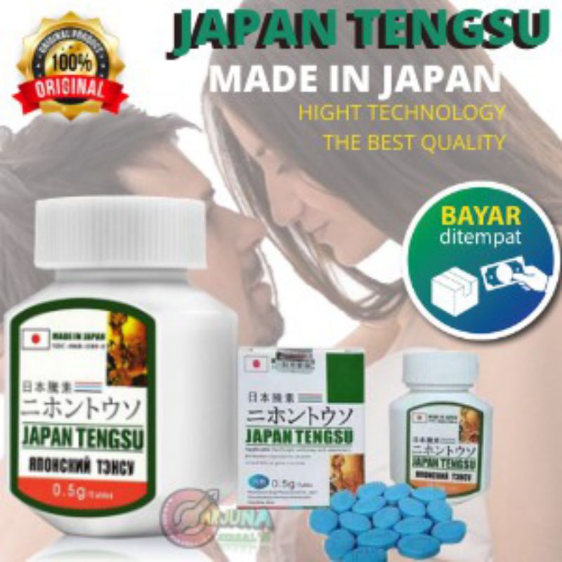 JAPAN TENGSU ORIGINAL OBAT KUAT PRIA PERKASA PIL BIRU TAHAN LAMA