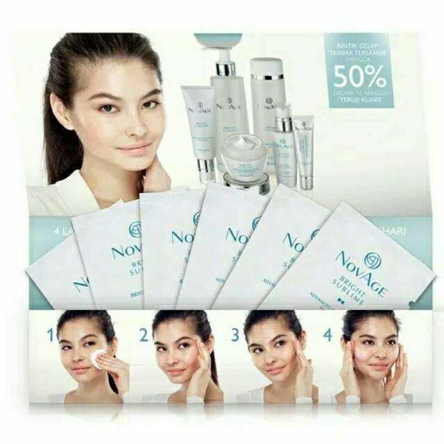 Novage sublime bright oriflame sachet