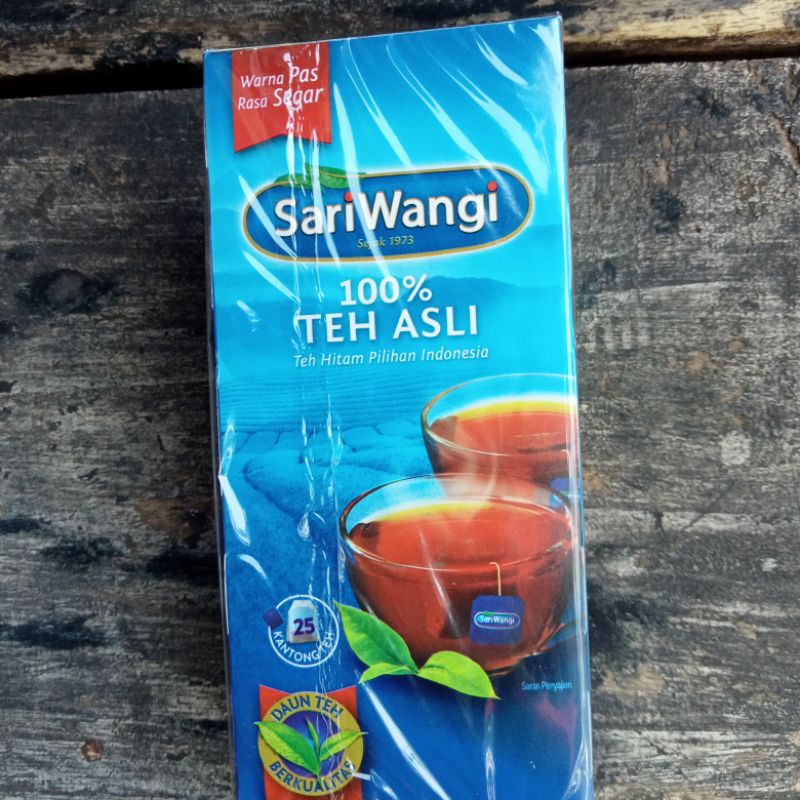 

Teh kotak celup sariwangi 25 bags