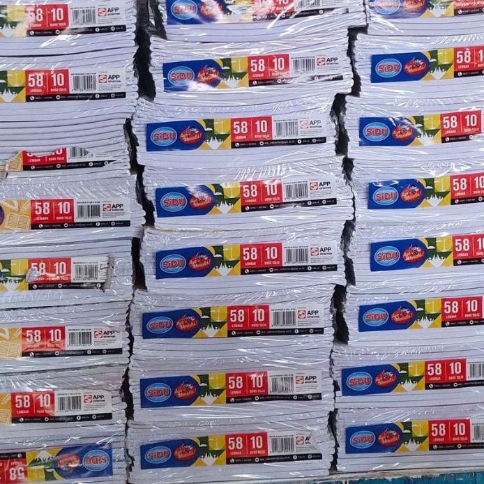 

Model baru - Buku Tulis SIDU SINAR DUNIA 58 LEMBAR ISI 10 BUKU ン