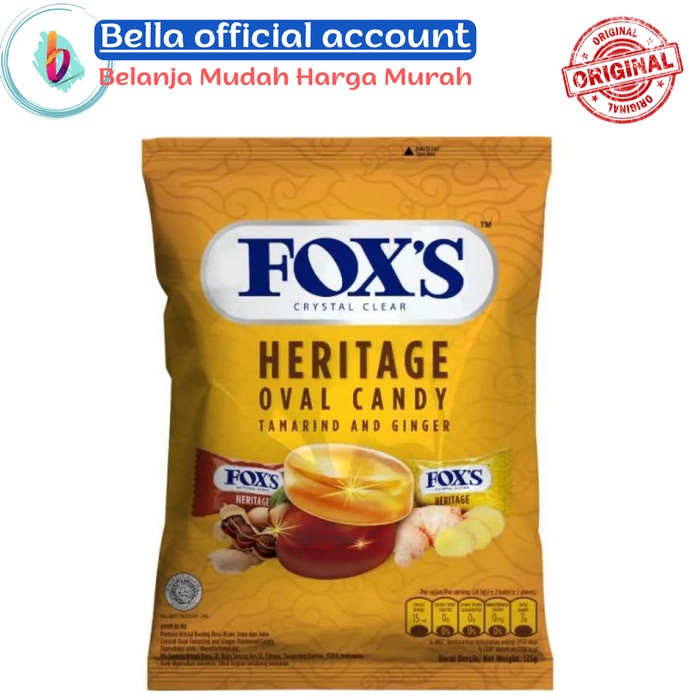 

permen FOXS Heritage Mint Blossom 125 gr - FOX'S Heritage