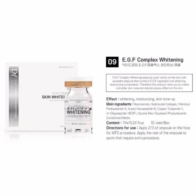 Dr drawing meso whitening complex for BB GLOW atau sulam bedak korea S