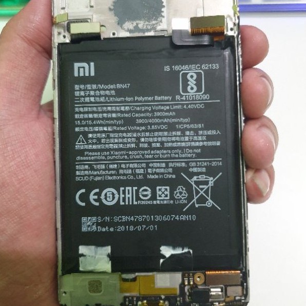 BATERAI BATRE BATREI XIAOMI MIA2 LITE / REDMI 6 PRO BN47 ORIGINAL COPOAN