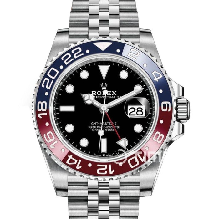 Promo Import Rolex GMT Master II 116719 DJF Jubilee Pepsi Noob 904L Swiss Eta 1.1 JF AR JH Factory