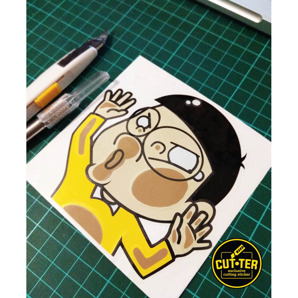 

cutting sticker NOBITA trapped