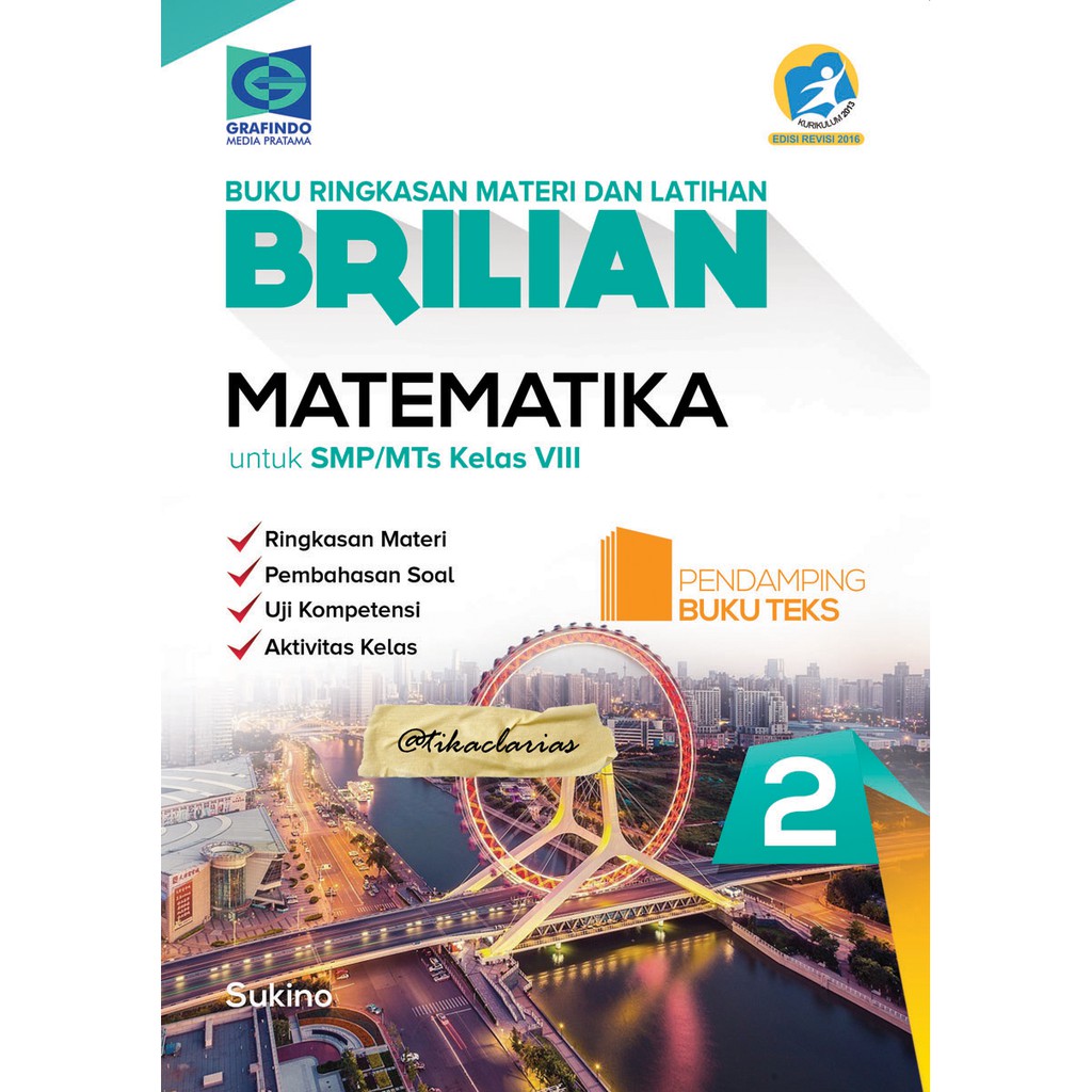 Buku Pelajaran Buku Matematika Smp Kelas 2 Viii K13 Revisi