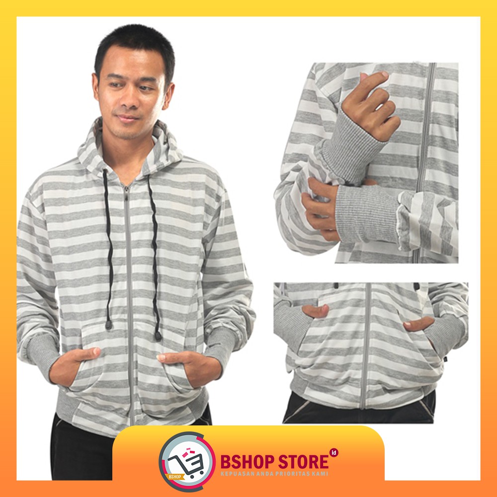 Jaket Pria Boro.co SIP 478 Bahan Baby Terry Murah