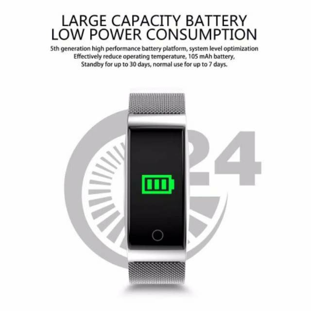F4 Fashion Smartband Smart Fitness Bracelet Monitor Oksigen Tekanan Darah dan Detak Jantung