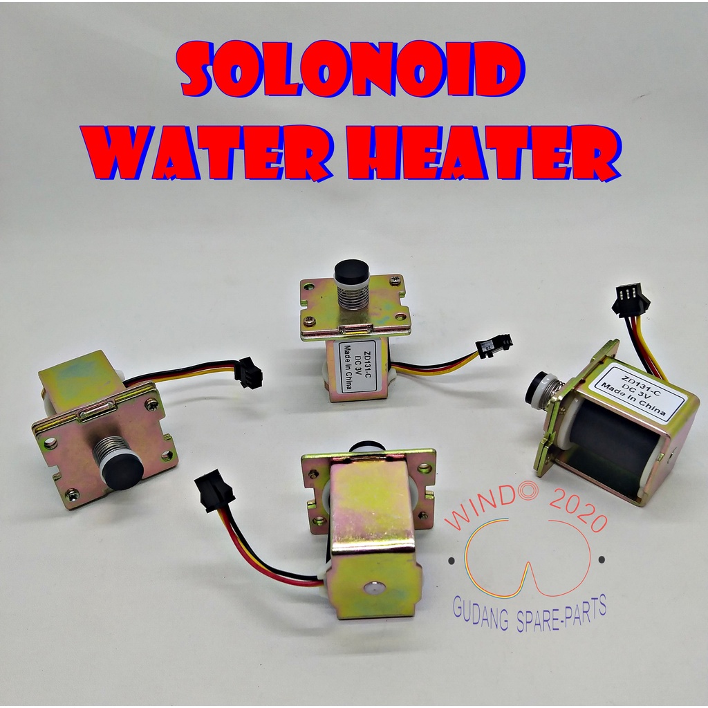 OTOMATIS GAS WATER HEATER | SLONOID  | SELENOID VALVE WATER HEATER GAS LPG 3V 3VDC