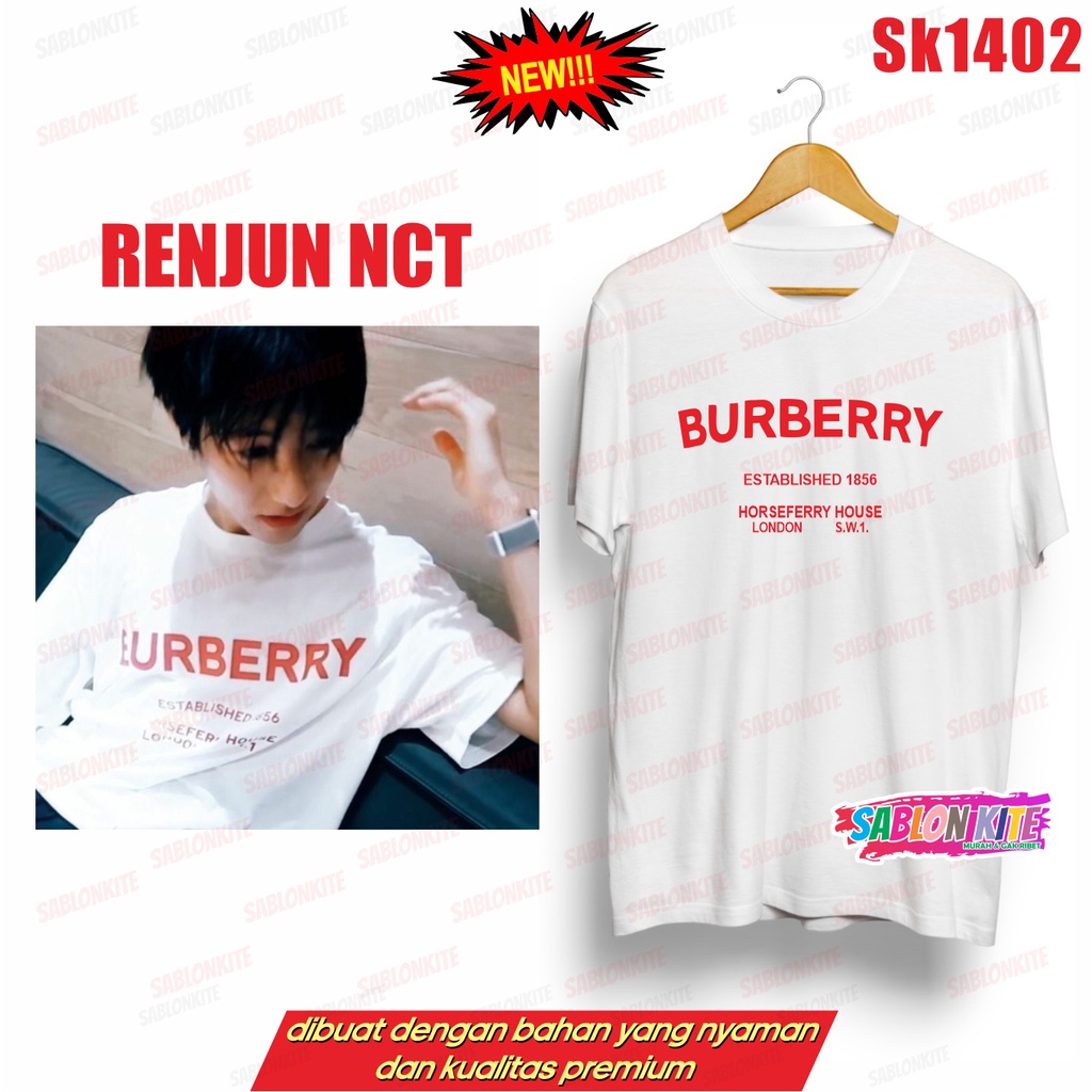 MURAH!!! KAOS NCT RENJUN BURBELY SK1402 BYK WARNA