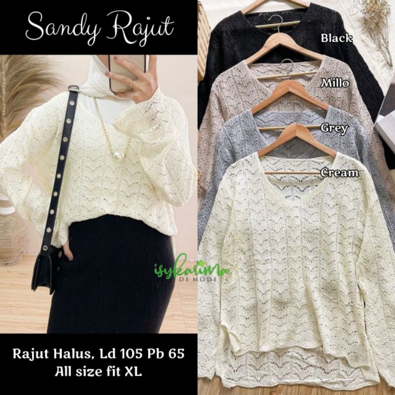SANDY RAJUT RAJUT HALUS BY ISYKARIMA DE MODE