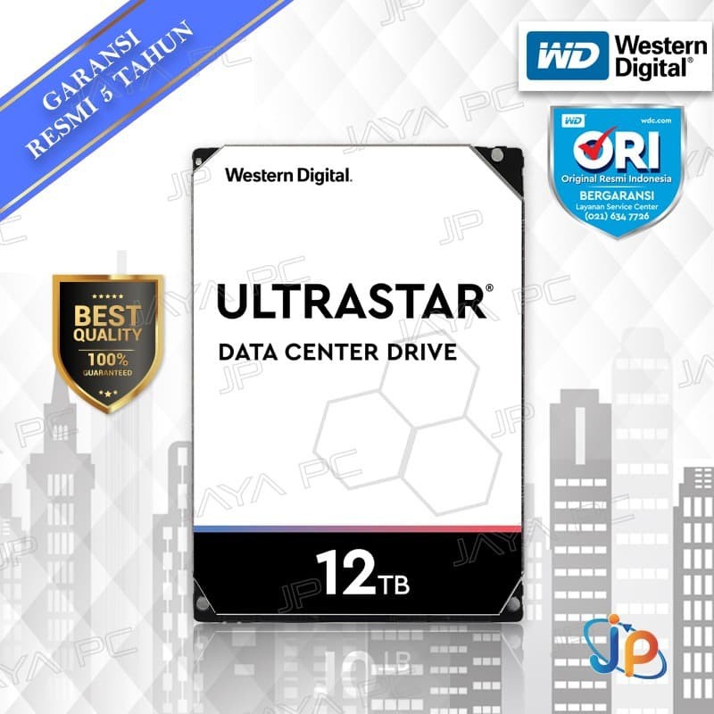 HDD Harddisk Internal WD Ultrastar 12TB 3.5 SATA 3 - Hardisk WD Enterprise 12 TB