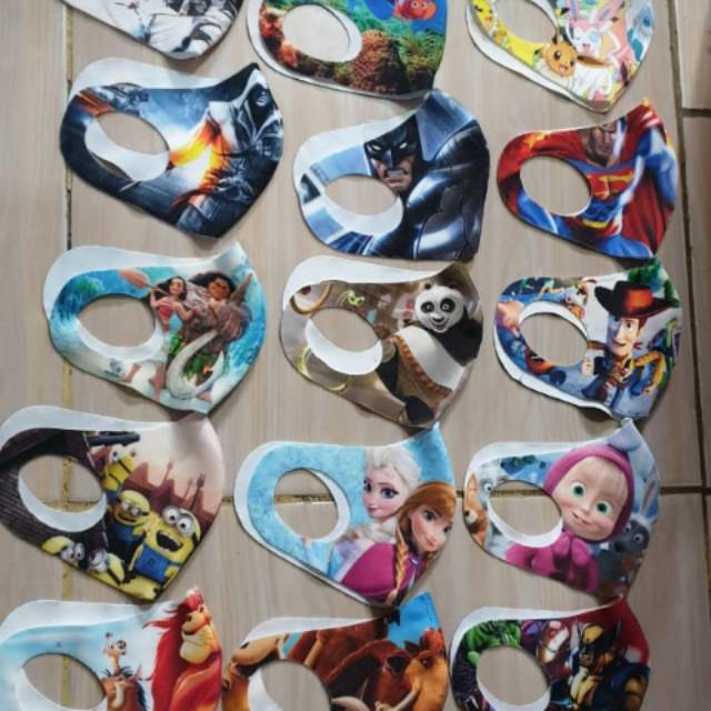 masker scuba motif Anak" Hrg glosir (12pc)