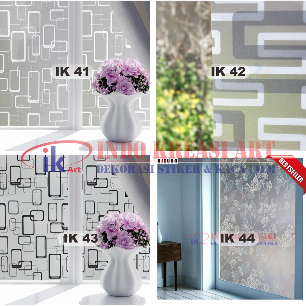 STIKER KACA STICKER KACA MOTIF 122 TERMURAH KACA FILM MOTIF PELAPIS KACA JENDELA
