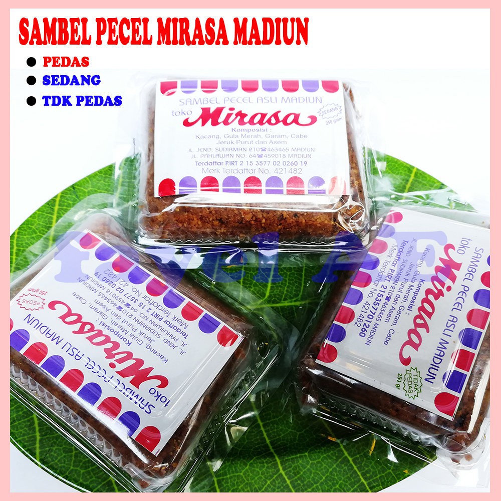 

Sambel Pecel Madiun Mirasa Bumbu Kacang Madiun Pecel Madiun Mirasa 250 gram PECEL RASA PEDAS