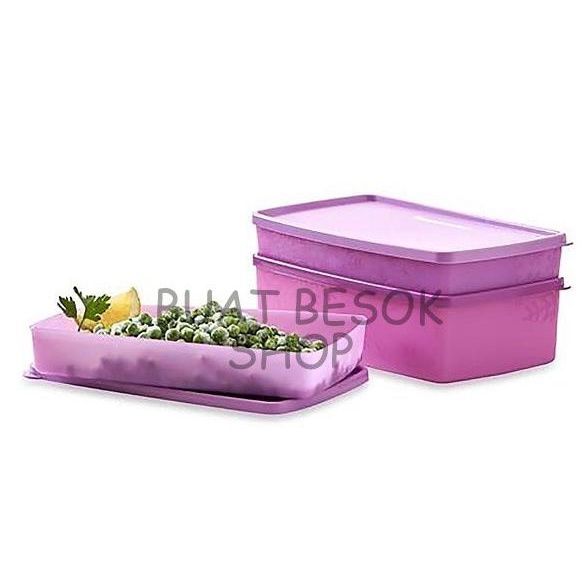 Toples Kulkas Food Container Tupperware Frozen Rectangular Set (3)