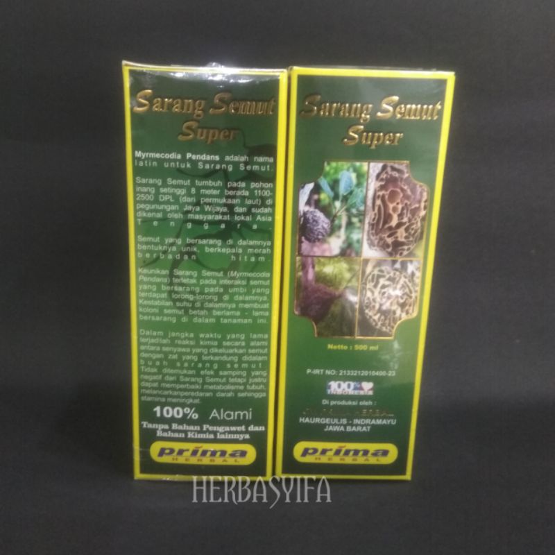 Sarang Semut Super Prima 500 ml - Sarang semut cair obat kanker tumor