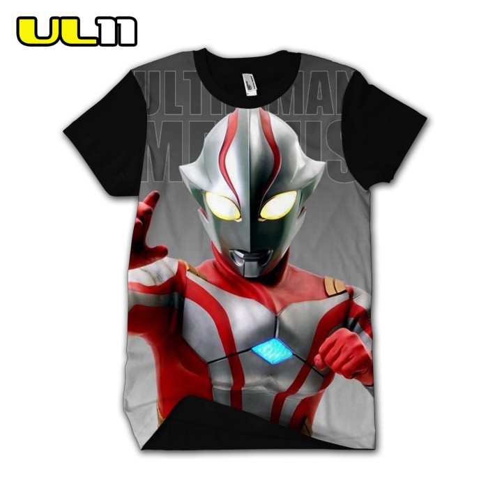 Baju Anak Laki laki Ultraman Mebius Kaos Pria Ultramen Selalu Ready