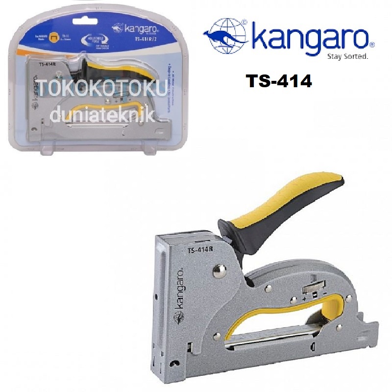 Gun Tacker Alat Staples Tembak / Stapler Kangaro TS-414 | TS414