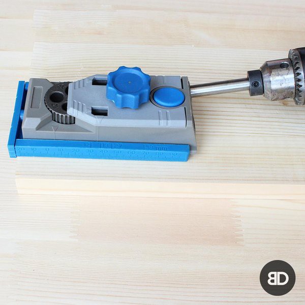 Pocket Hole Jig Doweling Jig lengkap dengan mata bor pocket hole