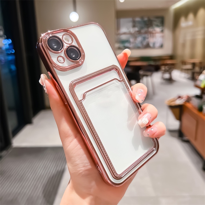 Casing Soft Case TPU Transparan Untuk iPhone 13 12 11 Pro Max X Xr Xs Max SE 8 7 6 6s Plus