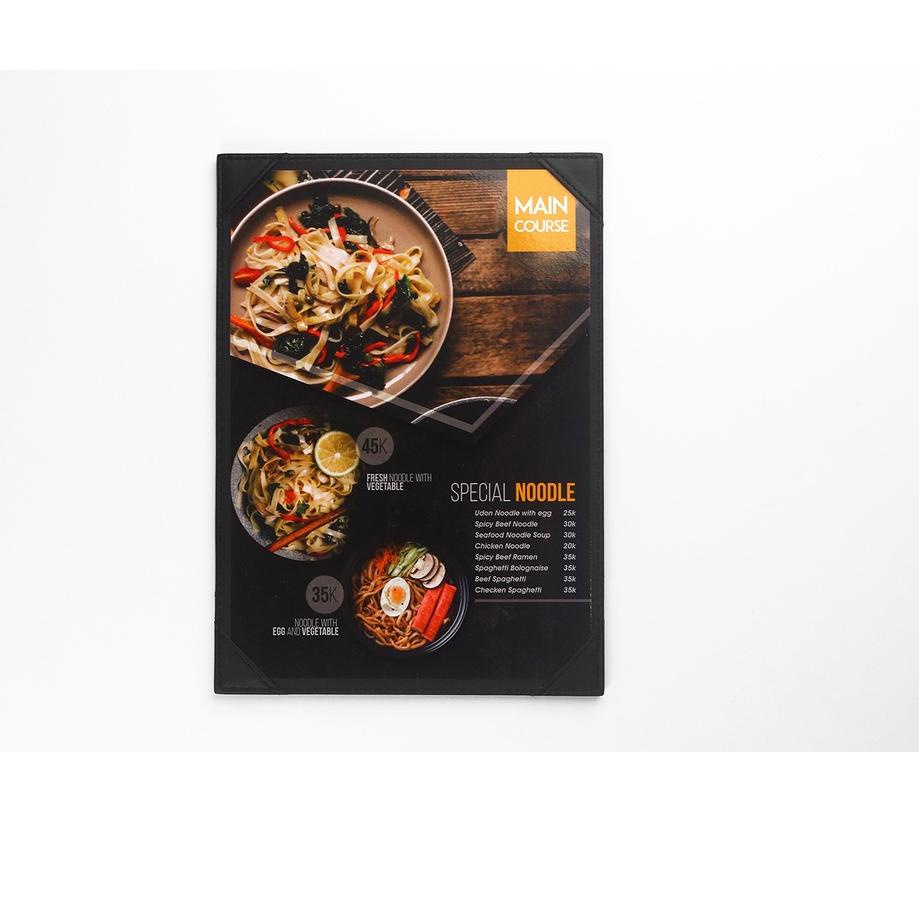 

Hot Sale - MENU KULIT TWO VIEW UKURAN A4 BUKU MENU KULIT RESTORAN CAFE COFFEE SHOP RESTAURANT STOCK JAKARTA