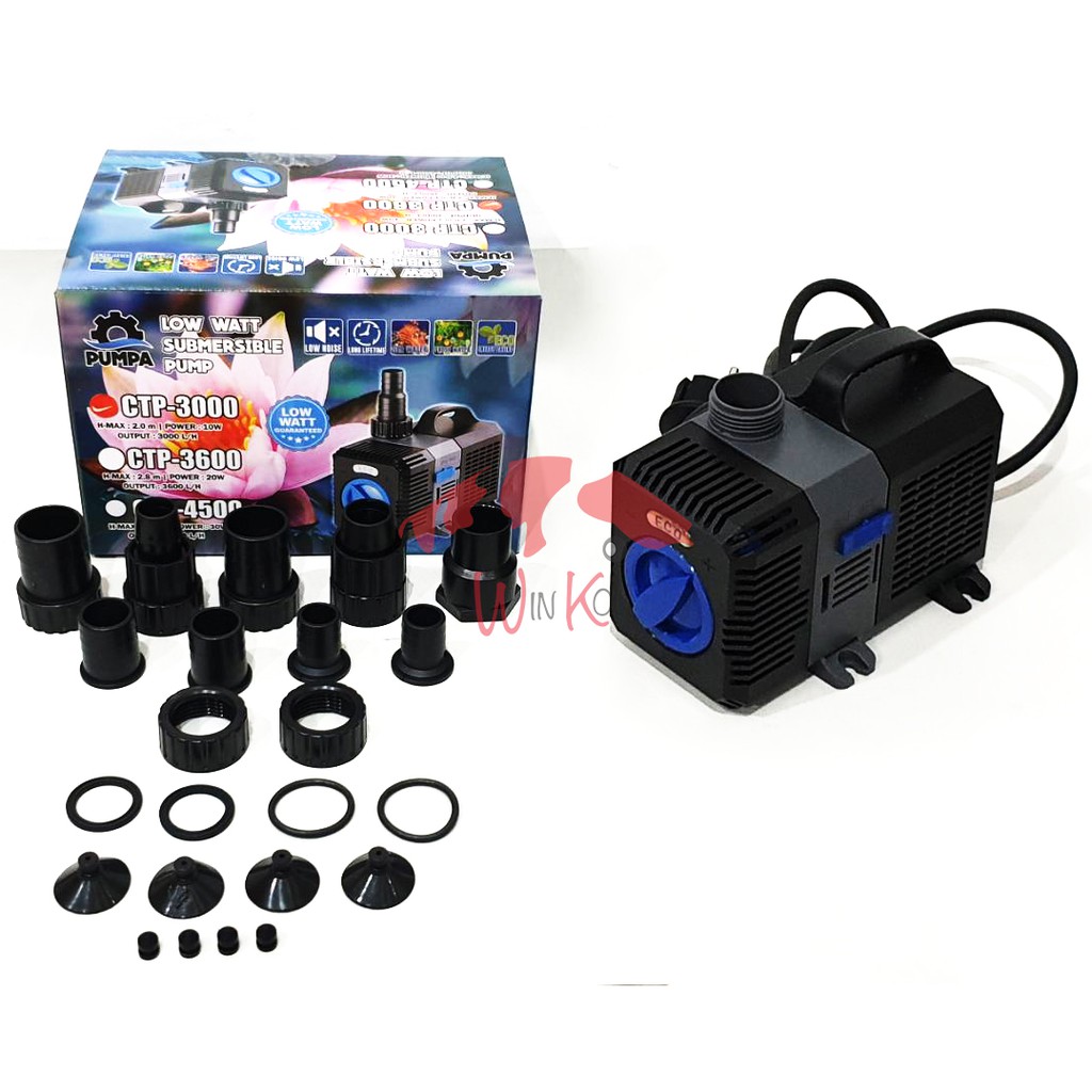 POMPA AIR POMPA CELUP KOLAM IKAN PUMPA SUBMERSIBLE PUMP CTP-3000 3000L