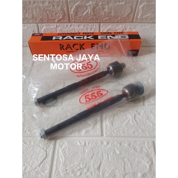 RACK END LONG TIE ROD HONDA JAZZ GK5 S RS 2014 2015 2016 2017 2018 2019 2020 JAPAN MERK 555 HARGA 2PC