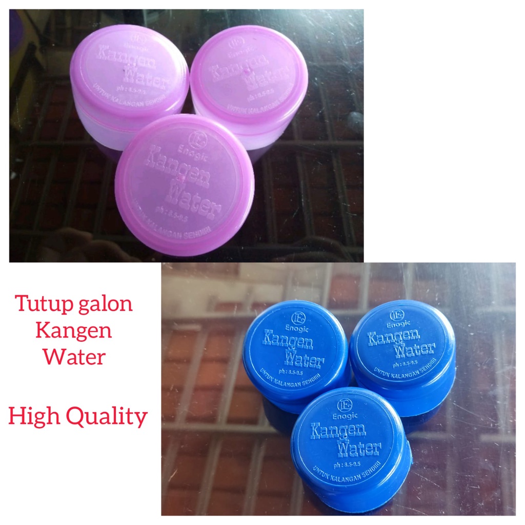 Tutup galon Kangen Water galon ukuran 5, 12, 19 liter Enagic kangen water