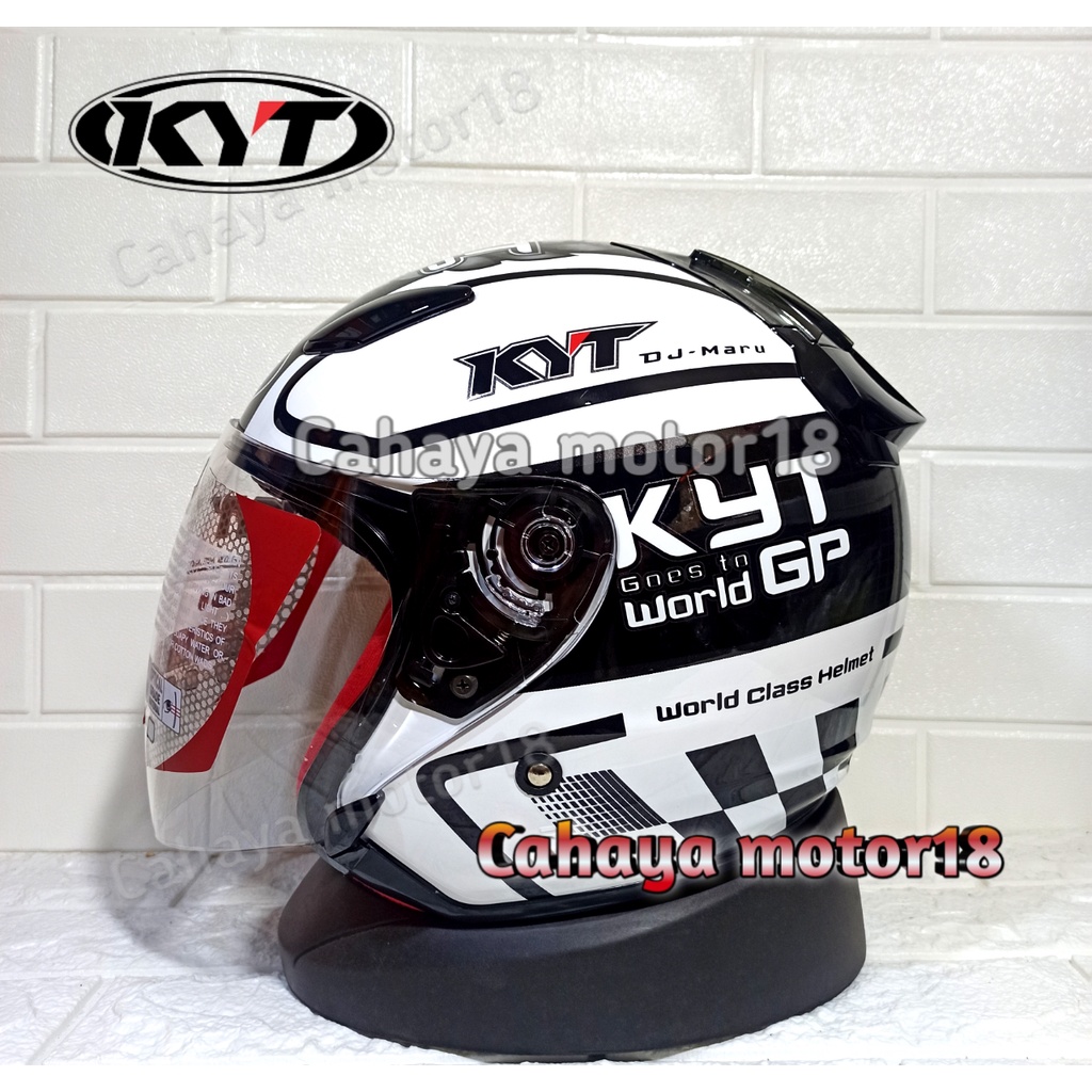 HELM KYT DJ MARU #11 PUTIH | HELEM HALF FACE