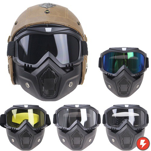 Flashmart Kacamata Motor  Goggles Mask Retro