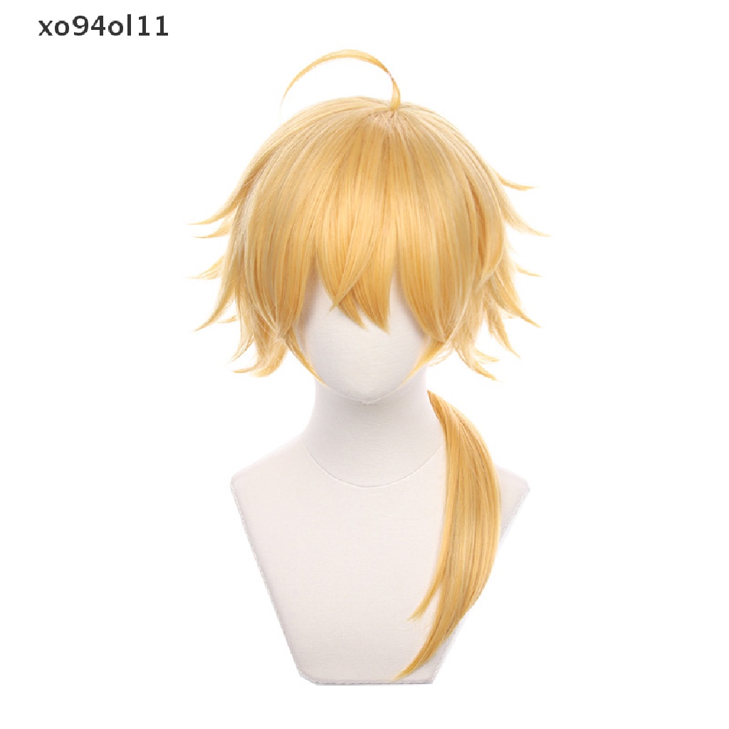 Xo Genshin Wig Rambut Sintetis Pendek Lurus Untuk Cosplay