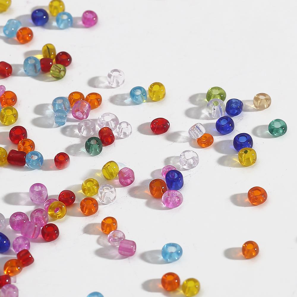 2 3 4mm 150-1000pcs Mix Color Small Czech Crystal Glass Seed Beads Loose Spacer Beads For Kids DIY Jewelry Making Accessories