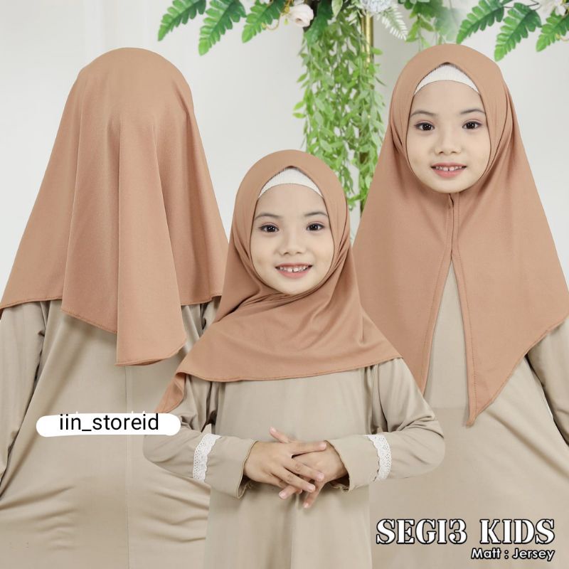 Jilbab Segitiga Instan Anak / Hijab Segitiga Instan Anak Premium / Segitiga Anak Murah