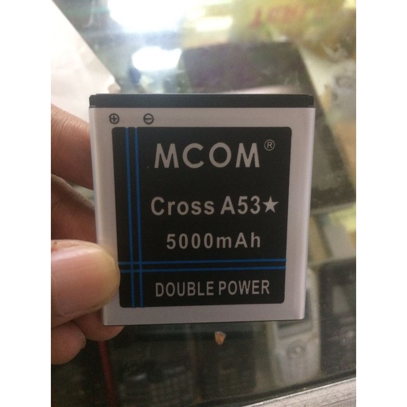 Battery Batre Baterai Double Power Mcom Evercoss Cross A53* A53 Bintang