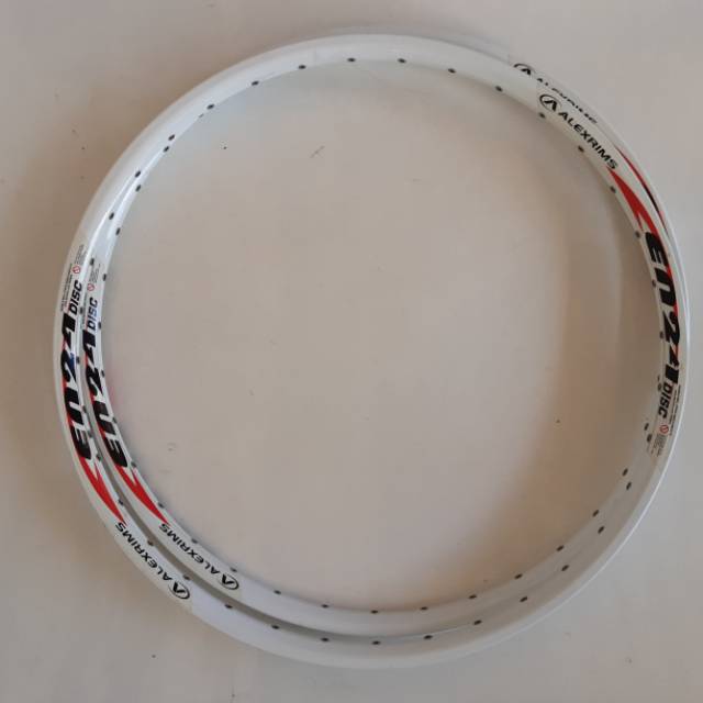 rims velg sepeda 26 alexrims en24 discbrake white 36h