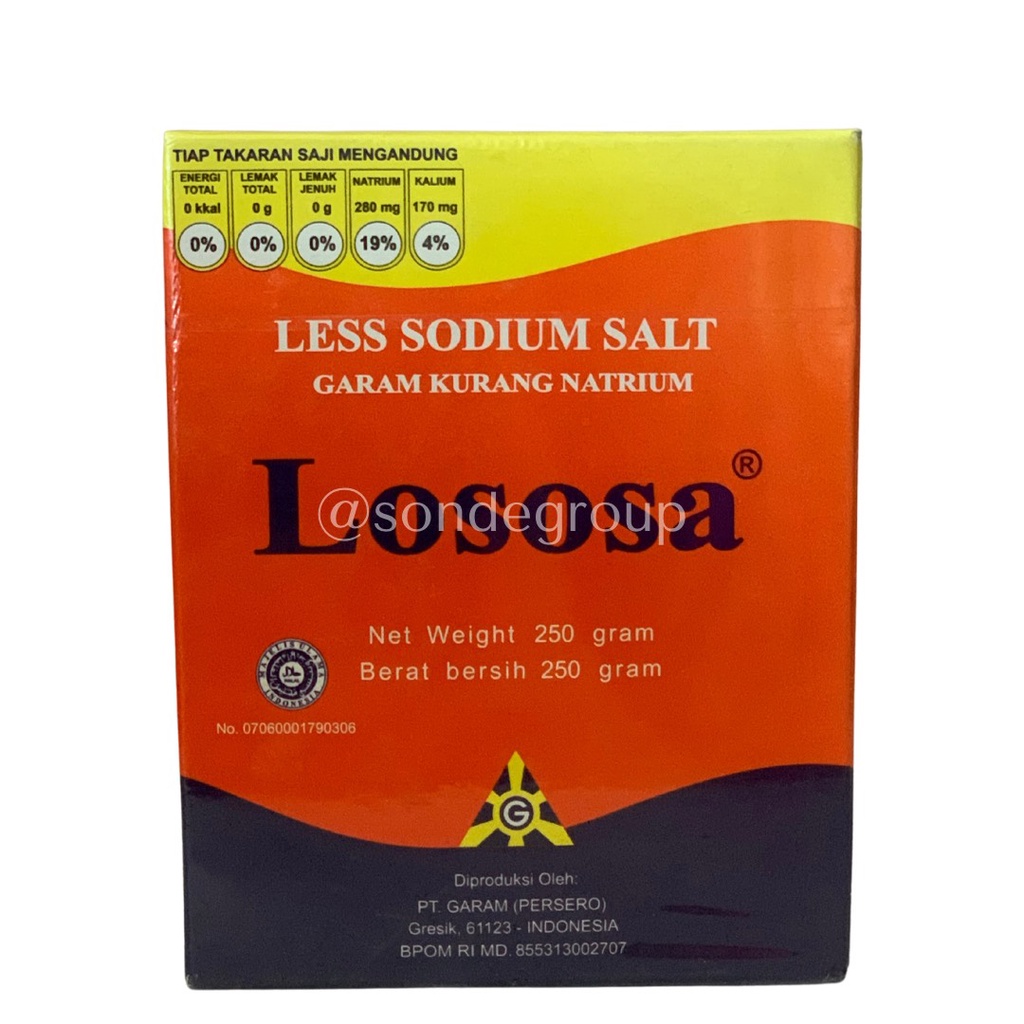 

Lososa - Garam Kurang Natrium - 250 gr